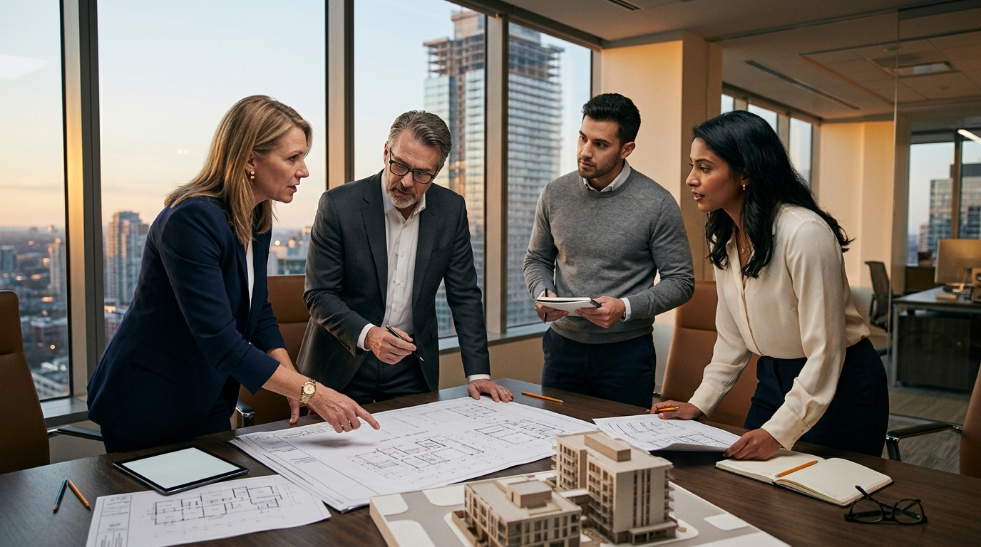 Construire une équipe de projet autour d'un promoteur immobilier