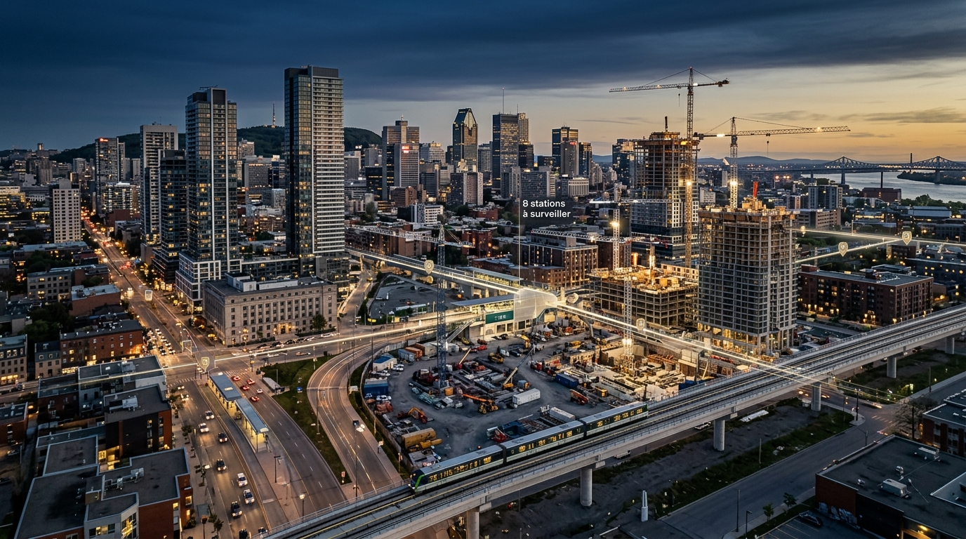 Corridors TOD à Montréal : les 8 stations à surveiller en 2026
