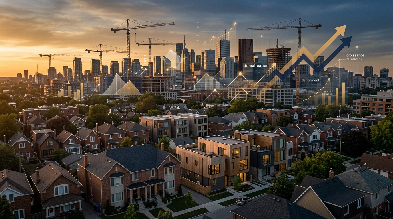 La densification douce dans les zones résidentielles