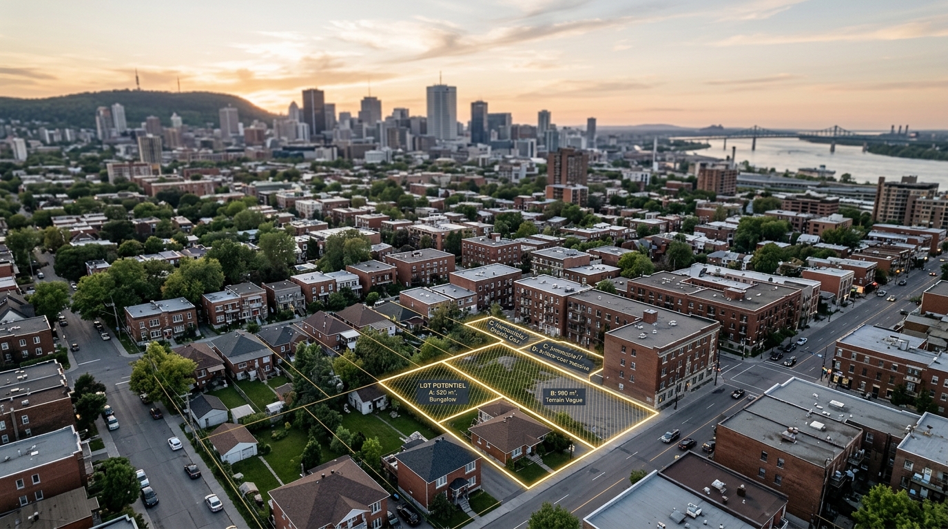 Les 5 signaux d'un terrain sous-exploité à Montréal