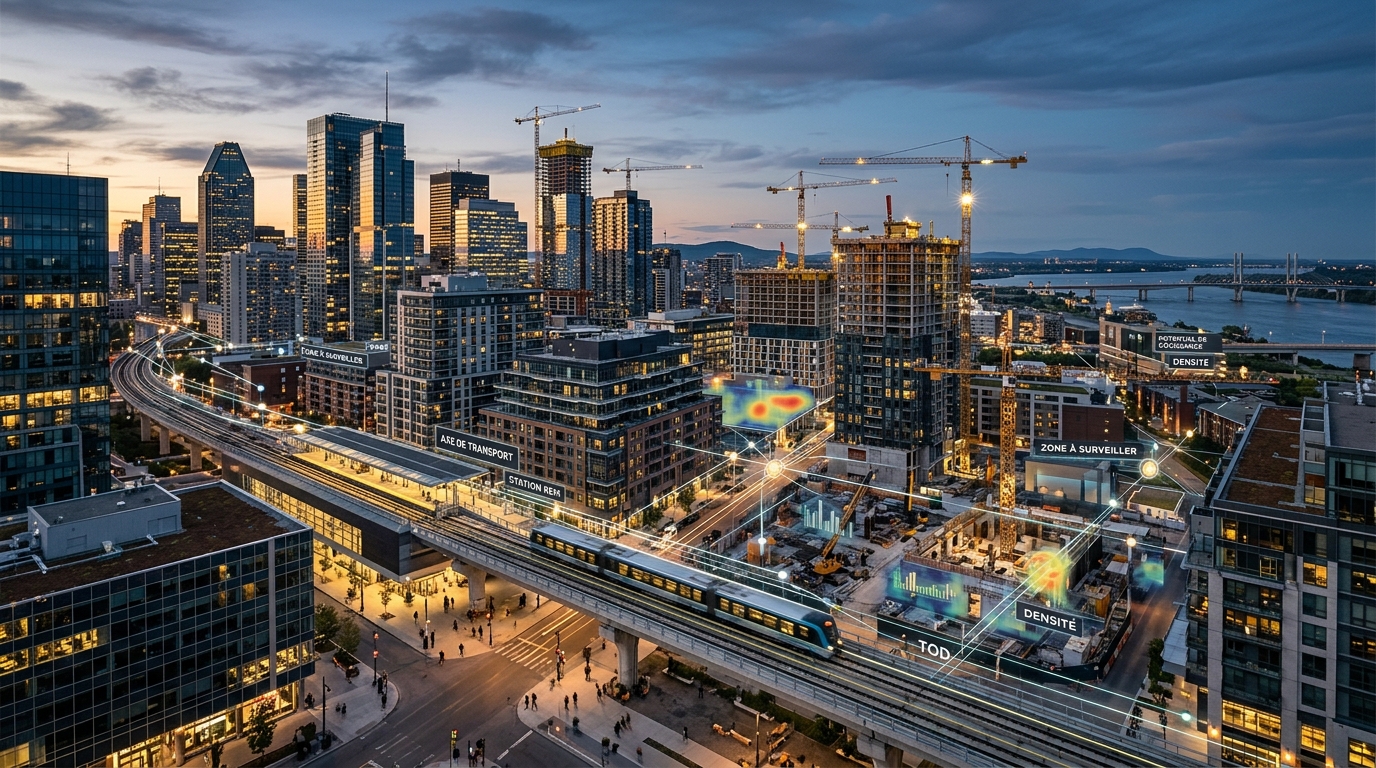 TOD (Transit-Oriented Development) au Québec : les zones à surveiller